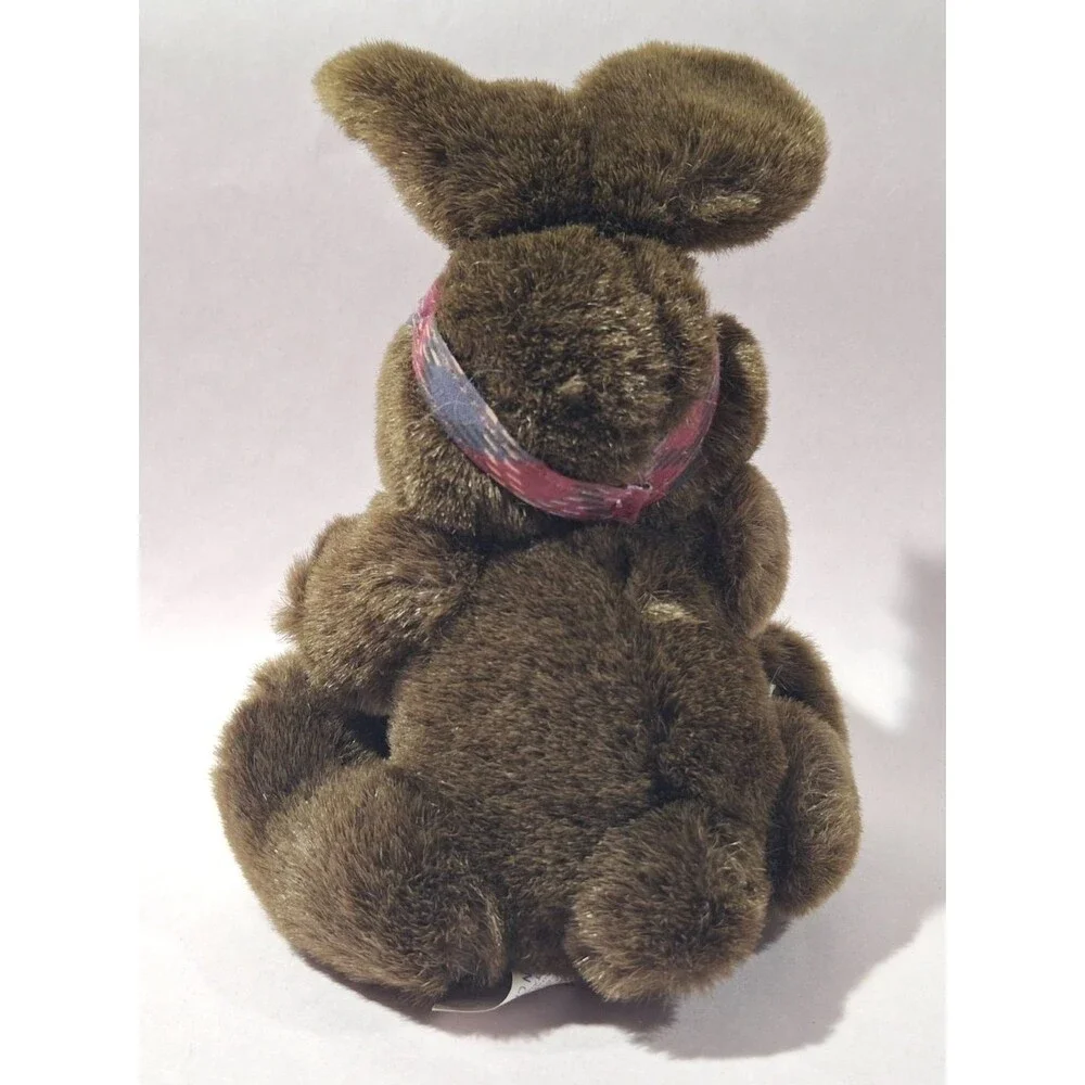Tb Trading Co The Original Cocolate Bunny w Bow Tie Visor Sitting 7.5 inches